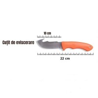 Cutit de vanatoare, Portocaliu, 22 cm Cutit de vanatoare, Portocaliu, 22 cm