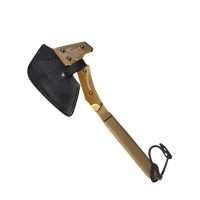 Topor survivor, Gold, 40 cm, auriu, teaca inclusa Topor survivor, Gold, 40 cm, auriu, teaca inclusa