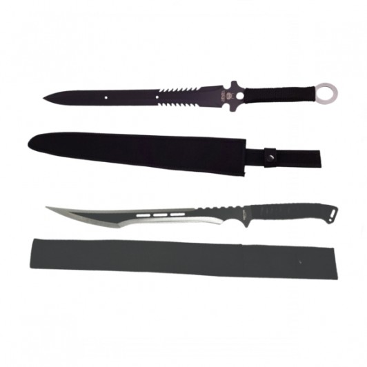 Set doua sabii de vanatoare,   69 cm, husa inclusa