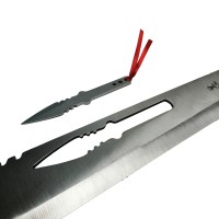 Set doua sabii de vanatoare, Last Ronin, 68.5 cm, negru Set doua sabii de vanatoare, Last Ronin, 68.5 cm, negru