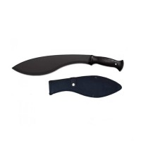 Set sabie si maceta de vanatoare,   Kukri Black, 44 cm, husa inclusa