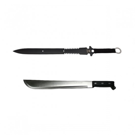 Set sabie si maceta de vanatoare, Pirates Blade, 54 cm Set sabie si maceta de vanatoare, Pirates Blade, 54 cm