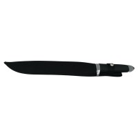 Set sabie si maceta de vanatoare,   negru, 45.5 cm, teaca inclusa