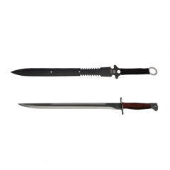 Set maceta si sabie de vanatoare, DEPOX®, otel inoxidabil, 61 cm Set maceta si sabie de vanatoare, DEPOX®, otel inoxidabil, 61 cm