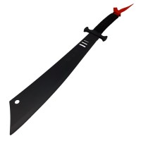 Set sabie si maceta de vanatoare, Asian Level, 57 cm, negru, teaca inclusa Set sabie si maceta de vanatoare, Asian Level, 57 cm, negru, teaca inclusa