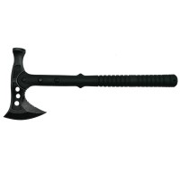 Set topor si sabie de vanatoare,  negru, 39 cm, teaca inclusa