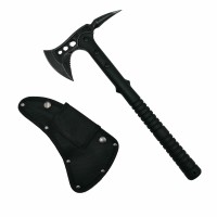 Set topor si sabie de vanatoare, DEPOX®, otel inoxidabil, negru, 39 cm Set topor si sabie de vanatoare, DEPOX®, otel inoxidabil, negru, 39 cm