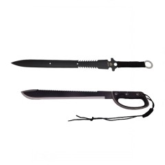 Set doua sabii de vanatoare, British Rebellion, 61 cm, teaca inclusa