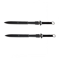 Set doua sabii de vanatoare Last Ronin, maner textil, 68.5 cm, negru Set doua sabii de vanatoare Last Ronin, maner textil, 68.5 cm, negru