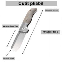 Briceag compact, 19.5 cm, otel inoxidabil Briceag compact, 19.5 cm, otel inoxidabil