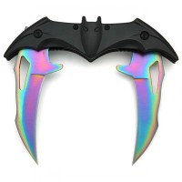 Briceag cu doua taisuri, multicolor, 32 cm Briceag cu doua taisuri, multicolor, 32 cm