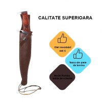 Cutit de vanatoare, Rambo 3,   42 cm, teaca inclusa
