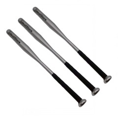 Set trei bate de baseball  , Home Run, aluminiu, 80 cm, argintiu