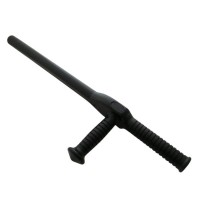 Baston tonfa autoaparare, 59 cm, negru, suport inclus Baston tonfa autoaparare, 59 cm, negru, suport inclus