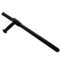 Baston tonfa autoaparare, 59 cm, negru, suport inclus Baston tonfa autoaparare, 59 cm, negru, suport inclus