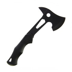 Topor multifunctional,   negru, 30 cm, teaca inclusa
