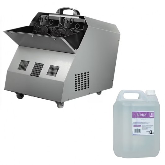 Set masina de facut baloane 300w si lichid 4,5 l,  capacitate 2.5L, telecomanda inclusa