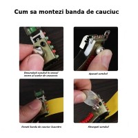 Set prastie cu laser, boloboc si 100 bile metalice 6 mm, 12 cm, Metal