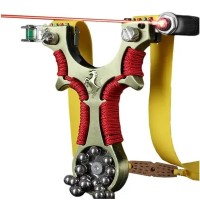 Set prastie cu laser, boloboc  si 110 bile metalice 8 mm, 12 cm, Metal
