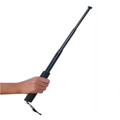 Baston telescopic, , 65 cm, maner burete, negru