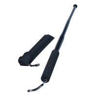 Baston telescopic,  65 cm, maner burete, negru