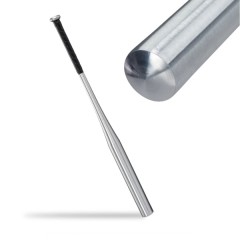 Bata de baseball , aluminiu, 80 cm, argintiu