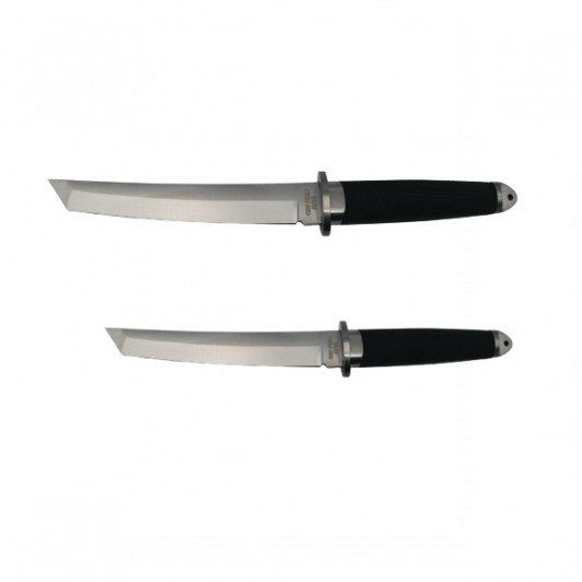 Set doua cutite de vanatoare,  otel inoxidabil, argintiu, 32.5 cm, toc inclus