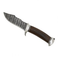 Cutit de vanatoare,   24 cm, maner lemn, maro