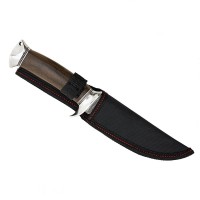 Cutit de vanatoare,   24 cm, maner lemn, maro