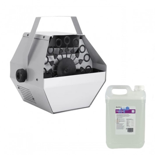 Set masina baloane si lichid 5 l,  argintiu, 60w