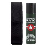 Set autoaparare, electrosoc tip pumnal si spray paralizant, DEPOX®, 110 V, negru, 60 ml