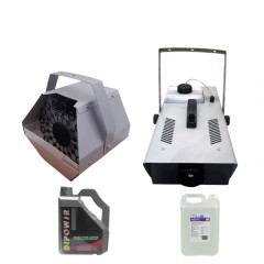 Pachet masina de baloane, lichid baloane 5 l  si mașină de fum ,lichid fum 5 l,   ,  telec