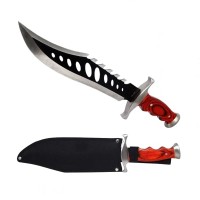 Cutit de vanatoare, Bowie Pro, otel inoxidabil, 38 cm, teaca inclusa