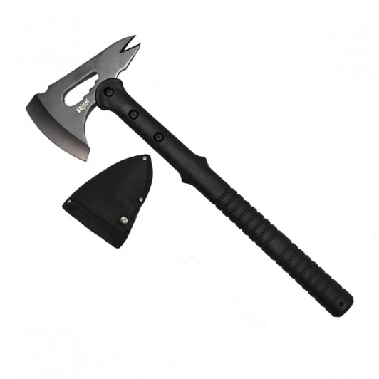 Topor tactic Double Axe, otel, 40 cm, husa inclusa Topor tactic Double Axe, otel, 40 cm, husa inclusa