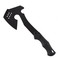 Topor multifuncțional Double Axe, oțel, 35 cm, teacă inclusă Topor multifuncțional Double Axe, oțel, 35 cm, teacă inclusă