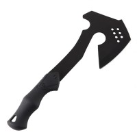Topor multifuncțional Double Axe, oțel, 35 cm, teacă inclusă Topor multifuncțional Double Axe, oțel, 35 cm, teacă inclusă