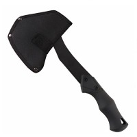 Topor multifuncțional Double Axe, oțel, 35 cm, teacă inclusă
