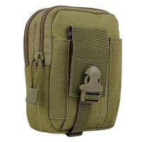 Geanta tactica militara, poliester, capacitate 1 l, 18 cm, verde
