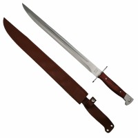 Set trei macete vanatoare, model AK, otel inoxidabil, 61 cm, argintiu