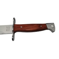 Set trei macete vanatoare, model AK, otel inoxidabil, 61 cm, argintiu