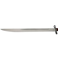 Set trei macete vanatoare, model AK, otel inoxidabil, 61 cm, argintiu