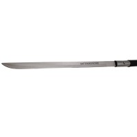 Pachet doua sabii de vanatoare, Shaolin Master, model baston, 87 cm, negru, teaca inclusa