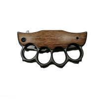 Pachet doua bricege vanatoare Nature Call, maner lemn, 21 cm, maro