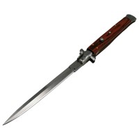 Set trei bricege automate, Stiletto, otel inoxidabil, 33 cm, husa inclusa Set trei bricege automate, Stiletto, otel inoxidabil, 33 cm, husa inclusa