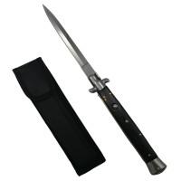 Set trei bricege automate, Stiletto, otel inoxidabil, 33 cm, husa inclusa Set trei bricege automate, Stiletto, otel inoxidabil, 33 cm, husa inclusa