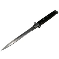 Set trei bricege automate, Stiletto, otel inoxidabil, 33 cm, husa inclusa Set trei bricege automate, Stiletto, otel inoxidabil, 33 cm, husa inclusa
