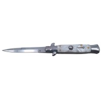 Pachet doua bricege de vanatoare Italian Spirit, otel inoxidabil, 22.5 cm, argintiu, husa inclusa