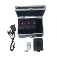 Sistem profesional wireless pentru declanșare artificii, tip vulcan,  4 console