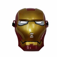 Set masca Iron Man si masca Spiderman, plastic, marime universala, tehnologie LED