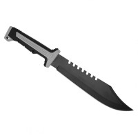 Cutit tactic de vanatoare, 39.5 cm, otel inoxidabil, teaca inclusa Cutit tactic de vanatoare, 39.5 cm, otel inoxidabil, teaca inclusa
